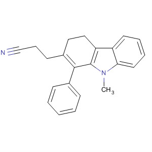 3H-Carbazole-2-propanenitrile, 4,9-dihydro-9-methyl-1-phenyl-