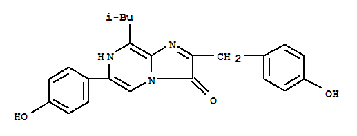 Imidazo[1,2-a]pyrazin-3(7H)-one,  6-(4-hydroxyphenyl)-2-[(4-hydroxyphenyl)methyl]-8-(1-methylethyl)-