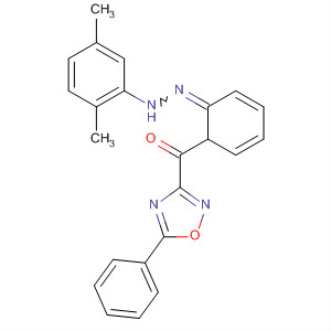 Methanone, phenyl(5-phenyl-1,2,4-oxadiazol-3-yl)-,(2,5-dimethylphenyl)hydrazone, (1E)-