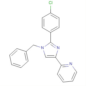Pyridine, 2-[2-(4-chlorophenyl)-1-(phenylmethyl)-1H-imidazol-4-yl]-