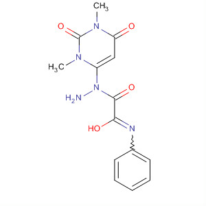Methanimidic acid, N-phenyl-,2-(1,2,3,6-tetrahydro-1,3-dimethyl-2,6-dioxo-4-pyrimidinyl)hydrazide