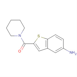 Piperidine, 1-[(5-aminobenzo[b]thien-2-yl)carbonyl]-