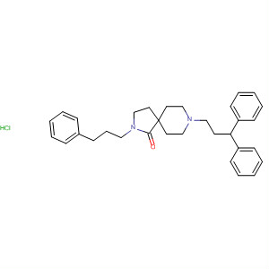 2,8-Diazaspiro[4.5]decan-1-one,8-(3,3-diphenylpropyl)-2-(3-phenylpropyl)-, monohydrochloride