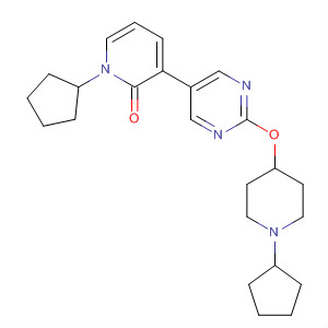 2(1H)-Pyridinone,1-cyclopentyl-3-[2-[(1-cyclopentyl-4-piperidinyl)oxy]-5-pyrimidinyl]-