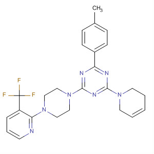 1,3,5-Triazine,2-(3,6-dihydro-1(2H)-pyridinyl)-4-(4-methylphenyl)-6-[4-[3-(trifluoromethyl)-2-pyridinyl]-1-piperazinyl]-