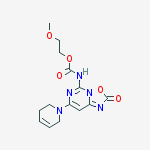2-methoxyethyl N-[7-(3,6-dihydro-2h-pyridin-1-yl)-2-oxo-[1,2,4]oxadiazolo[2,3-c]pyrimidin-5-yl]carbamate