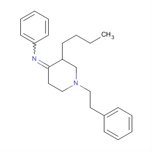 Benzenamine, N-[3-butyl-1-(2-phenylethyl)-4-piperidinylidene]-