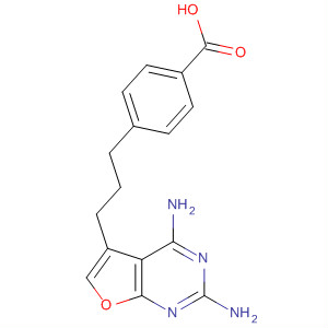 Benzoic acid, 4-[3-(2,4-diaminofuro[2,3-d]pyrimidin-5-yl)propyl]-