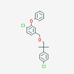 1-chloro-4-[[2-(4-chlorophenyl)-2-methylpropoxy]methyl]-2-phenoxybenzene