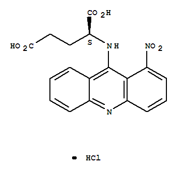 L-Glutamic acid, N-(1-nitro-9-acridinyl)-, monohydrochloride