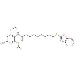 Nonanamide,9-(2-benzoxazolylthio)-N-[6-methyl-2,4-bis(methylthio)-3-pyridinyl]-