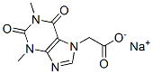 sodium 1,2,3,6-tetrahydro-1,3-dimethyl-2,6-dioxo-7H-purine-7-acetate