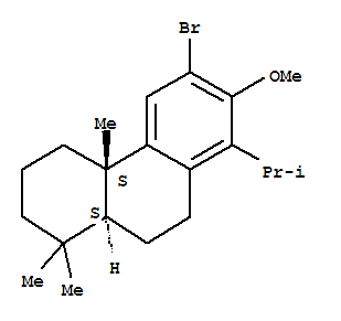 Phenanthrene, 6-bromo-1,2,3,4,4a,9,10,10a-octahydro-7-methoxy-1,1,4a-trimethyl-8-(1-methylethyl)-, (4aS,10aS)-