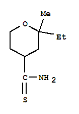2H-PYRAN-4-CARBOTHIOAMIDE,2-ETHYLTETRAHYDRO-2-METHYL-