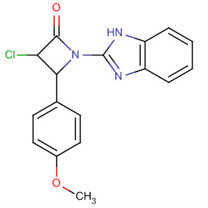 2-Azetidinone, 1-(1H-benzimidazol-2-yl)-3-chloro-4-(4-methoxyphenyl)-