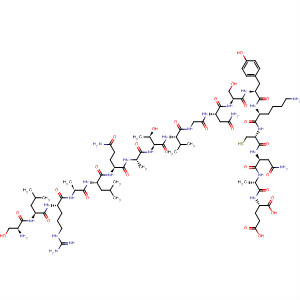 L-Glutamic acid,L-seryl-L-leucyl-L-arginyl-L-alanyl-L-leucyl-L-glutaminyl-L-alanyl-L-threonyl-L-valylglycyl-L-asparaginyl-L-seryl-L-tyrosyl-L-lysyl-L-cysteinyl-L-asparaginyl-L-alanyl-
