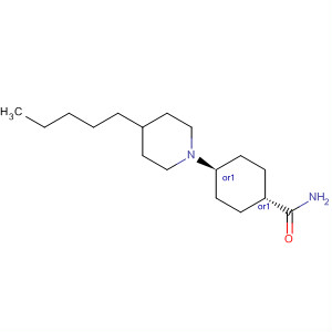 Cyclohexanecarboxamide, 4-(4-pentyl-1-piperidinyl)-, trans-
