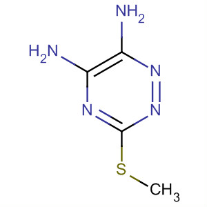 1,2,4-Triazine-5,6-diamine, 3-(methylthio)-