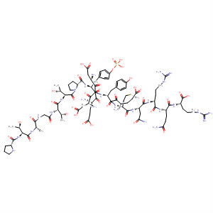 L-Arginine,L-prolyl-L-threonyl-L-alanylglycyl-L-threonyl-L-threonyl-L-prolyl-L-a-aspartyl-L-a-glutamyl-L-a-aspartyl-O-phosphono-L-tyrosyl-L-a-glutamyl-L-tyrosyl-L-methionyl-L-asparaginyl-L-arginyl-L-glutaminyl-