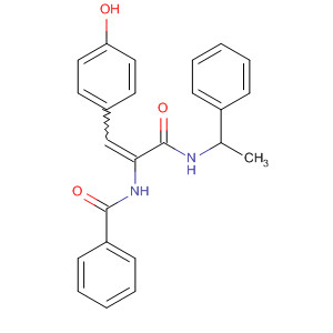 Benzamide,N-[2-(4-hydroxyphenyl)-1-[[(1-phenylethyl)amino]carbonyl]ethenyl]-