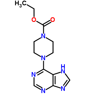 ETHYL 4-(1H-PURIN-6-YL)-1-PIPERAZINECARBOXYLATE