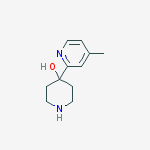 4-(4-Methyl-2-pyridinyl)-4-piperidinol