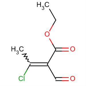 2-Butenoic acid, 3-chloro-2-formyl-, ethyl ester