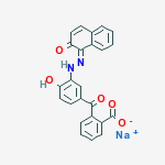 sodium 2-[4-hydroxy-3-[(2-hydroxy-1-naphthyl)azo]benzoyl]benzoate
