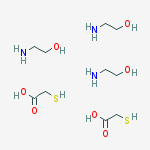 2-aminoethanol;2-sulfanylacetic Acid