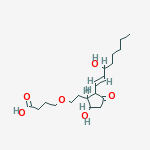 BUTYRIC ACID 4-(2-(5-HYDROXY-2-(3-HYDROXY-1-OCTENYL)-3-OXOCYCLOPENTYL)ETHOXY)-