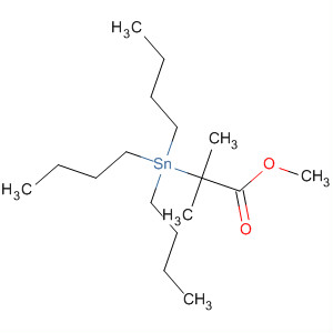 Propanoic acid, 2-methyl-2-(tributylstannyl)-, methyl ester