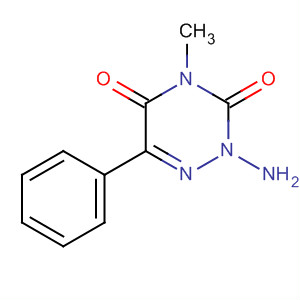 1,2,4-Triazine-3,5(2H,4H)-dione, 2-amino-4-methyl-6-phenyl-