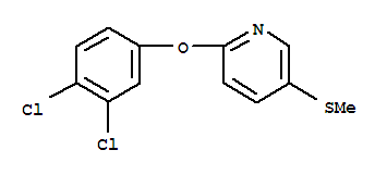 pyridine, 2-(3,4-dichlorophenoxy)-5-(methylthio)-