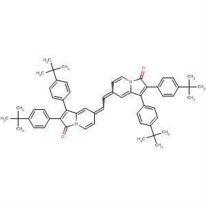 3(7H)-Indolizinone,7,7'-(1,2-ethanediylidene)bis[1,2-bis[4-(1,1-dimethylethyl)phenyl]-
