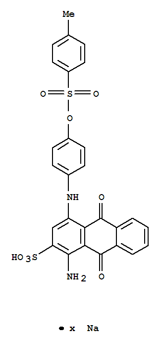 1-amino-9,10-dihydro-4-[4-[[(4-methylphenyl)sulphonyl]oxy]anilino]-9,10-dioxoanthracene-2-sulphonic acid, sodium salt