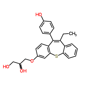 3-[[10-Ethyl-11-(p-hydroxyphenyl)dibenzo[b,f]thiepin-3-yl]oxy]-1,2-propanediol