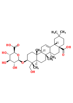 (3beta)-23,28-dihydroxy-28-oxoolean-12-en-3-yl beta-D-glucopyranosiduronic acid