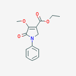 Ethyl 4-methoxy-5-oxo-1-phenyl-2h-pyrrole-3-carboxylate