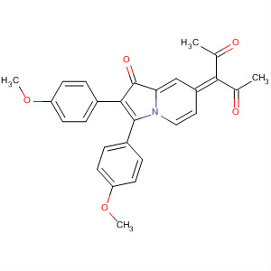 2,4-Pentanedione,3-[2,3-bis(4-methoxyphenyl)-1-oxo-7(1H)-indolizinylidene]-