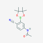 N-(4-CYANO-3-(4,4,5,5-TETRAMETHYL-1,3,2-DIOXABOROLAN-2-YL) PHENYL)ETHANAMIDE