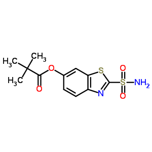 2-sulfamoyl-1,3-benzothiazol-6-yl 2,2-dimethylpropanoate