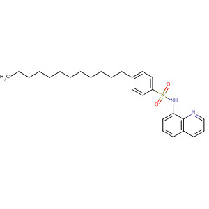 Benzenesulfonamide, 4-dodecyl-N-8-quinolinyl-