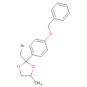 1,3-Dioxolane, 2-(bromomethyl)-4-methyl-2-[4-(phenylmethoxy)phenyl]-