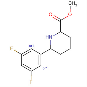 2-Piperidinecarboxylic acid, 6-(3,5-difluorophenyl)-, methyl ester,(2R,6S)-rel-