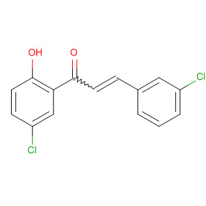 2-Propen-1-one, 1-(5-chloro-2-hydroxyphenyl)-3-(3-chlorophenyl)-