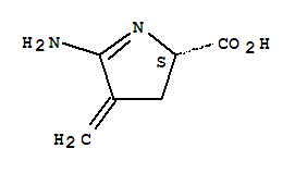 2H-Pyrrole-2-carboxylic  acid,  5-amino-3,4-dihydro-4-methylene-,  (2S)-