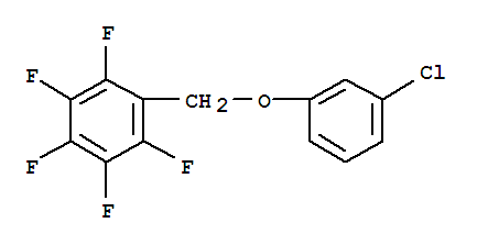 1-[(3-chlorophenoxy)methyl]-2,3,4,5,6-pentafluorobenzene
