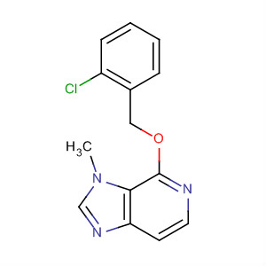 3H-Imidazo[4,5-c]pyridine, 4-[(2-chlorophenyl)methoxy]-3-methyl-