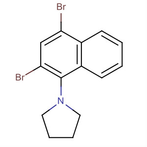 Pyrrolidine, 1-(2,4-dibromo-1-naphthalenyl)-