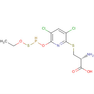 L-Cysteine,S-[3,5-dichloro-6-[(ethoxymercaptophosphinyl)oxy]-2-pyridinyl]-
